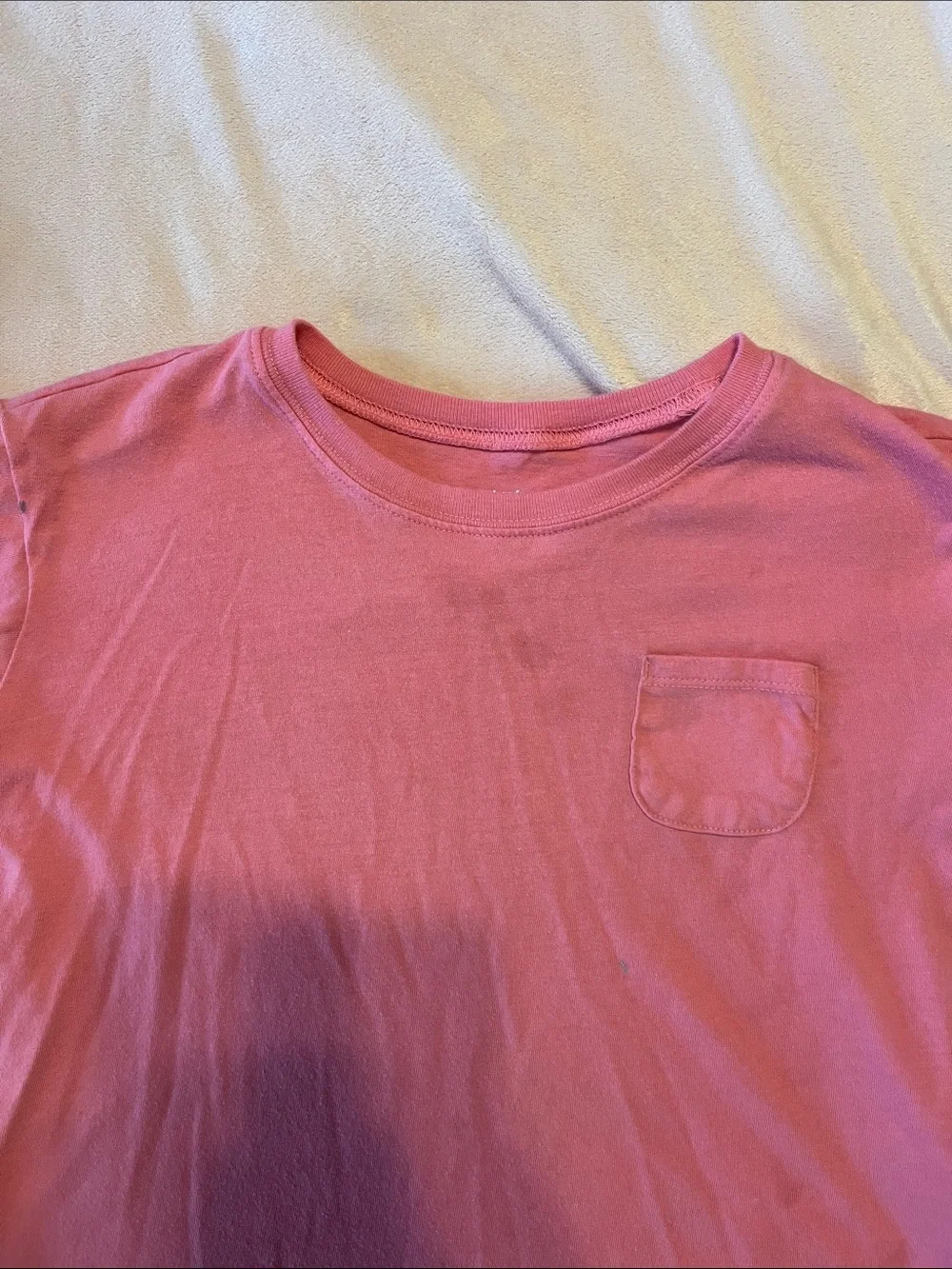 Girls' carters Pink Pocket Tee - Casual Everyday Top